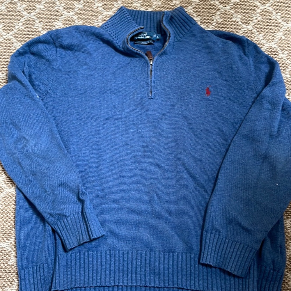Polo by Ralph Lauren 1/4 zip up sweater - size L